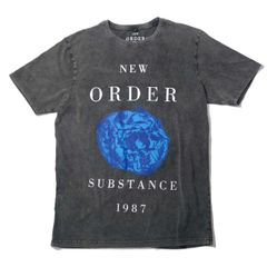 ニューオーダー 正規品 新品 バンド Tシャツ Substance 1987 限定 ストーンウォッシュ