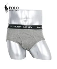 バラ売り ラルフローレン ブリーフ メンズ 1枚 前開き 下着 polo ralph lauren prl s m l xl グレー【メール便】正規品 新品 男性 518453のサムネイル