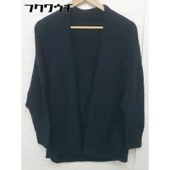 ◇ NOMBRE IMPAIR ノンブルアンペール長袖 ニット カーディガン サイズF ネイビー レディース 【中古】 【1105240007730】