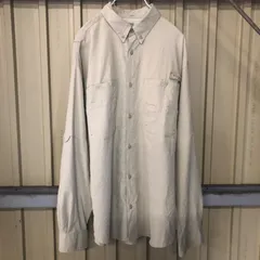 7 Columbia フィッシングシャツ コロンビア M ベージュ マルチポケット ボタンダウン PFG 釣り fishing アクションプリーツ 古着卸 アメリカ仕入