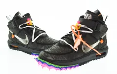 ナイキ NIKE Off-White Air Force 1 Midオフホワイト エアフォース1 ミッドスニーカー 黒 DO6290-001 メンズ靴 スニーカー ブラック 27.5cm 103S-1067