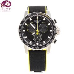 TISSOT ティソ スーパースポーツ ツール・ド・フランス スペシャルエディション メンズ腕時計 クオーツ クロノグラフ デイト 現行品 箱 ケース ギャランティカード 冊子類 替えレザーベルト
