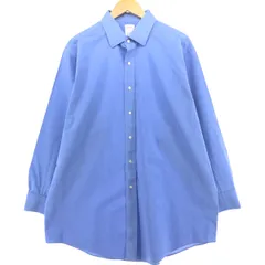 古着 ブルックスブラザーズ Brooks Brothers 346 長袖 コットンシャツ メンズXL相当/eaa543579