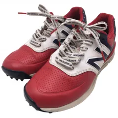 new balance golf - 超美品！ニューバランス574 ゴルフシューズ 23.5センチ 赤 レッド New Balance ニューバランス ゴルフシューズ レッド×ネイビー