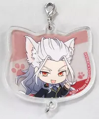 【中古】キーホルダー・マスコット(キャラクター) 乱凪砂 「あんさんぶるスターズ! in ナンジャタウン ～キャット*フェスティバル～ ねこ型アクリルチャームコレクションC」