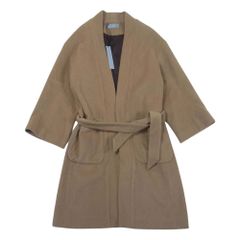 ユハ JUHA コート 10040101 SHAGGY OVER GOWN CAMEL ウール シャギー キャメル オーバー ガウン コート ベージュ系 2【中古】
