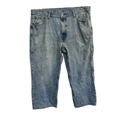 Levi's 541 デニムパンツ W38 ライトブルー リーバイス ジップアップ ビッグサイズ メキシコ製 七部丈 古着卸 アメリカ仕入 2507-85