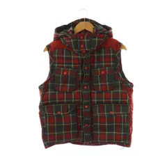 ホワイトマウンテニアリング White Mountaineering ダウンベスト チェック柄 M マルチカラー /DO