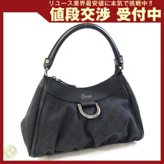 GUCCI グッチ 265692 GG柄 アビー ワンショルダーバッグ ブラック GUCCI グッチ アビー 265692 ブラック ナイロン/レザー【472】SS