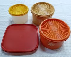 【未使用】日本タッパーウェア 食品保存容器 4点セット