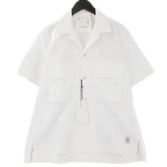 sacai 半袖シャツ M コットン100% THOMAS MASON sacai 半袖シャツ M コットン100% THOMAS MASON