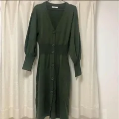 【完売品】SLY ニット　ワンピース　カーキ