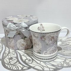 【ロイヤルアーデン】 ギフトボックス入り　マグカップ　小物入れ  花柄　箱　BOX　プレゼント