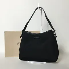 2507-239｜美品｜コーチ ハンドバッグ ネオプレン レザー ブラック