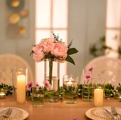 キャンドルホルダー・フローティングキャンドル・クリスマス・ウエディングの演出