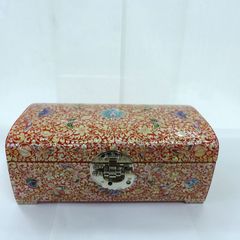 未使用 螺鈿細工 ジュエリーケース 鍵付き 韓国 土産 公田店