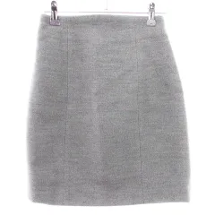 プロポーション ボディドレッシング PROPORTION BODY DRESSING スカート タイト ミニ バックファスナー 厚手 無地 1 グレー ボトムス