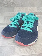 ◇ Θ Reebok リーボック M41775 ランニング スニーカー シューズ サイズ23.0 ネイビー グリーン系 レディース E  【1508060014610】