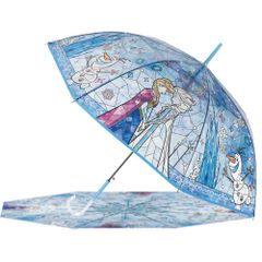 ☆ 04. 아나운서와 눈의 여왕 ☆ 산토스 santos 디즈니 스테인드 글라스 우산 산토스 santos 비닐 우산 60cm 긴 우산 우산 우산 우산 카사 점프 우산 점프식 글라스 화이버 우산 원터치 우산 투명 우산 8 개 뼈 스테인드 글라스 우산 디즈니