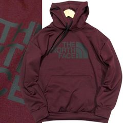 新品 THE NORTH FACE ノースフェイス ビッグロゴ ALAMO HOOD PULLOVER アラモ フーディー プルオーバー パーカー ワインレッド