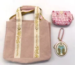 【中古】バッグ ミッキーマウス＆ミニーマウス トートバッグ ポーチ＆コインケースセット 「ディズニー」 東京ディズニーシー・ファンタジースプリングスホテル宿泊者限定