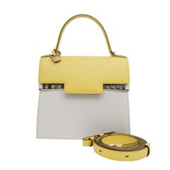 【名東】【DELVAUX】デルヴォー タンペートPM アンゴラ トート ハンド 2WAY ショルダーバッグ AA0612BKN022LD0 カーフレザー レディース その他【中古】