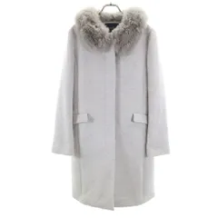 UNITED ARROWS GREEN LABEL RELAXING ユナイテッドアローズ グリーンレーベルリラクシング ステンカラーコート 40 グレー レディース 古着