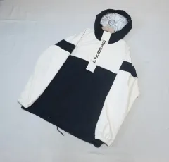 New Balance(ニューバランス) 白×黒 アノラック ウインドブレーカー