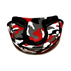 パターカバー ヘッドカバー オデッセイ 2ボールに対応 小型マレットタイプ対応 マグネット付け スパイダーパターに対応 カモ 迷彩