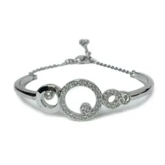 スワロフスキー Swarovski  Maskerade バングル 1075339 シルバー【中古】のサムネイル