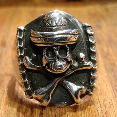 Mexican Skull College ring