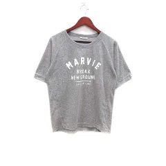 ベイフロー BAYFLOW カットソー パイル ロゴプリント 半袖 2 グレー /YKのサムネイル