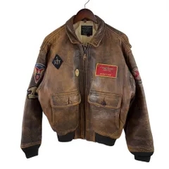 AVIREX レザーフライジャケット G-1 トップガン 羊革 ボア 茶色 M 2025年最新】avirex g-1 トップガンの人気アイテム - メルカリ