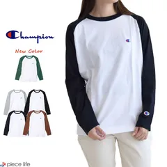 正規取扱店 チャンピオン Champion ロンT ラグラン ロングスリーブ Tシャツ スポーツ メンズ レディース ユニセックス 長袖 コットン S M L XL C3-Y429 黒 ブラック