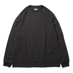 【新品】CIOTA（シオタ）スビンコットン 10/-度詰め天竺 ロンT CSLM-105M BLACK / size 4