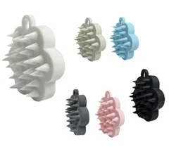 シャンプーブラシ ヘッドマッサージャー 頭皮マッサージ  ヘッドマッサージ シリコン 突起 洗髪 頭皮 頭髪 ペット 毛 介護 シャンプー dar-headbrasi