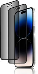 【訳あり・未使用品】2枚セット ガラスフィルム 覗き見防止 iPhone14Pro●のぞき見防止 強化ガラス 液晶保護フィルム 完全保護