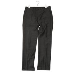 【中古A】Wild Life Tailor ワイルドライフテイラー S メンズ スラックス フラノ生地 ドレス ビジネス GMS-4562-B グレー 中古A 古着
