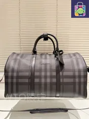 【今日特価】Burberry バーバリー ヴォヤージュトリオンフェシリーズ 大容量で収納しやすい老花格紋デザイン-WTO輸入2