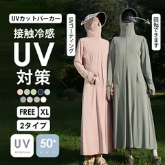 タイプB 冷感 UV パーカー 遮光 コーディング レディース uvカット ロングパーカー つば 長袖 ラッシュガード サンバイザー付き 取り外し ロング カーディガン 指穴 2タイプ フレア ロングアウター 3way トップス 体型カバー 薄手 吸湿 速乾性