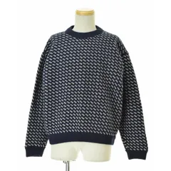 【L.L.BEAN】80s ノルウェー製 バーズアイ長袖ニットセーター