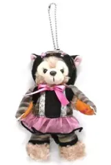 【中古】ぬいぐるみ シェリーメイ(ダッフィーのハロウィーン/黒猫) ぬいぐるみバッジ 「ディズニー・ハロウィーン2014」 東京ディズニーシー限定