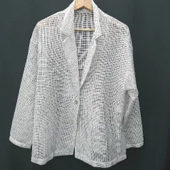 ◇ ⊂ PAGEBOY ページボーイ メッシュ 長袖 ジャケット サイズF グレー レディース E  【1503050044912】