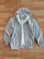 Carhartt(カーハート) K122 ジップアップ フード グレー M