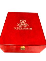 (希少品)グレングラッサ　glenglassaugh　スコッチウイスキー　空瓶　赤箱　グラス2本セット