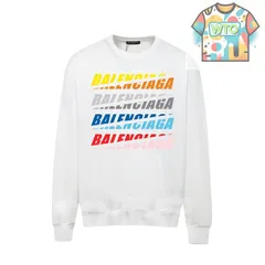 Balenciaga パリセーガ ロゴプリント スウェットシャツ [本日特価|新品未使用品]-WT0輸入