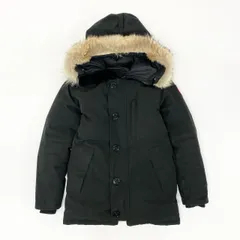 63j9 CANADA GOOSE カナダグース JASPER ジャスパー ダウンジャケット 3438JM XS ブラック コヨーテファー カナダ製 紳士服t18rのサムネイル