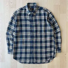 Be‐Hot 青 チェック柄 シャツ vintage