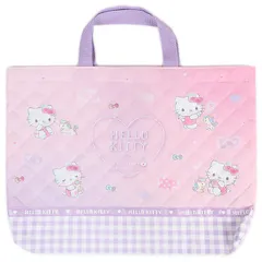 ハローキティ キルティングレッスンバッグ 稽古バッグ 通塾 通園 トートバッグ キッズ 子供 サンリオ sanrio キャラクター
