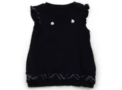  コムサフォセット COMME CA  FOSSETTE チュニック 100 女の子 ネイビー・チェック・リボン 子供服 ベビー服 キッズ（1348047）